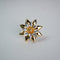 Pure Silver Golden Flowers 10g